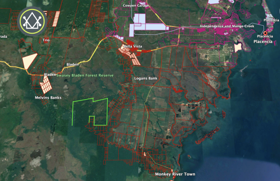 PF0015 &#8211; 2547 Acres of Untouched Land in Monkey River Bladen, Belize