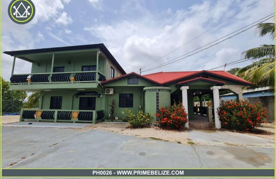 PH0026 &#8211; Spacious two-story home- George Price Highway