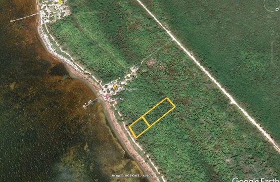 PL0077 &#8211; Beachfront property 9 miles north of San Pedro Town