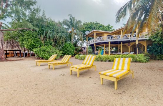 PH0029-Iconic Beachfront villa in Placencia Village.  Once in a lifetime Beachfront opportunity.