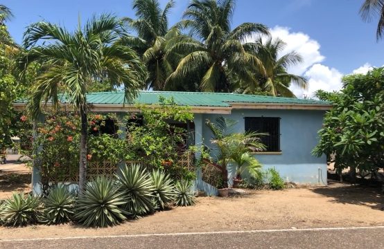 PH0031 &#8211; Sea View 2-Bedroom Concrete Home on Commercial Lot in Hopkins