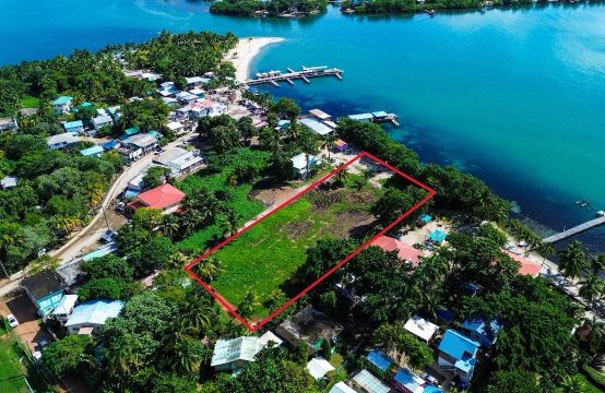 PL0128-Expansive Waterfront Lot in the heart of Placencia Village