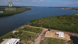 Waterfront lot with seawall