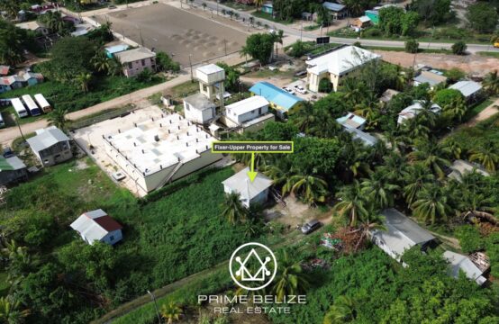 PH0050-Fixer-Upper Property for Sale in Seine Bight, Placencia Peninsula