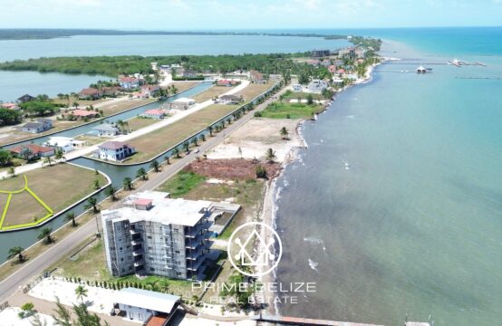 PL0057-Waterfront Living: Canal Lot with Ocean Views in Gated Placencia Community