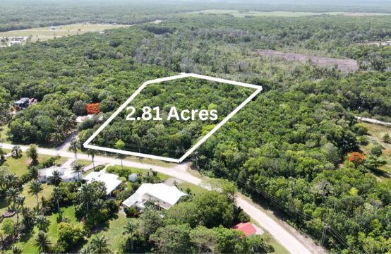 PL0180- 2.81Acres- Consejo Shores, Corozal